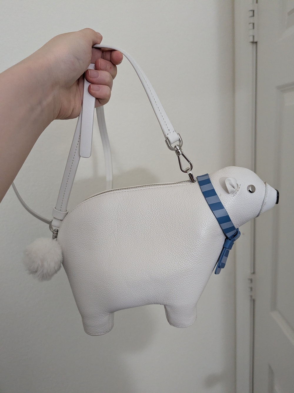 Kate Spade Arctic Friends Polar Bear Crossbody Bag K4744 Pre-owned
